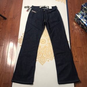 NWT Vintage 1995 Mens Diesel Fanker Slim Fit Boot Cut Dark Denim